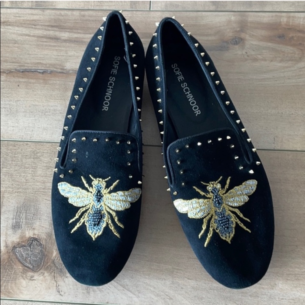 ISO: ASOS Sofie Schnoor Embroidered Bee Loafers